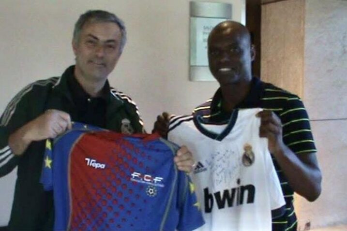 Jose Mourinho i Lucio Antunes