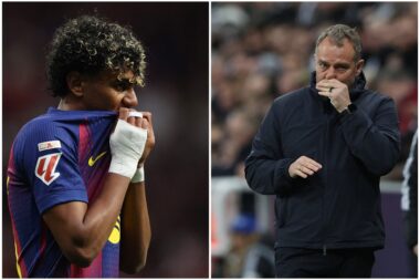 Yamal i Hansi Flick/Foto REUTERS