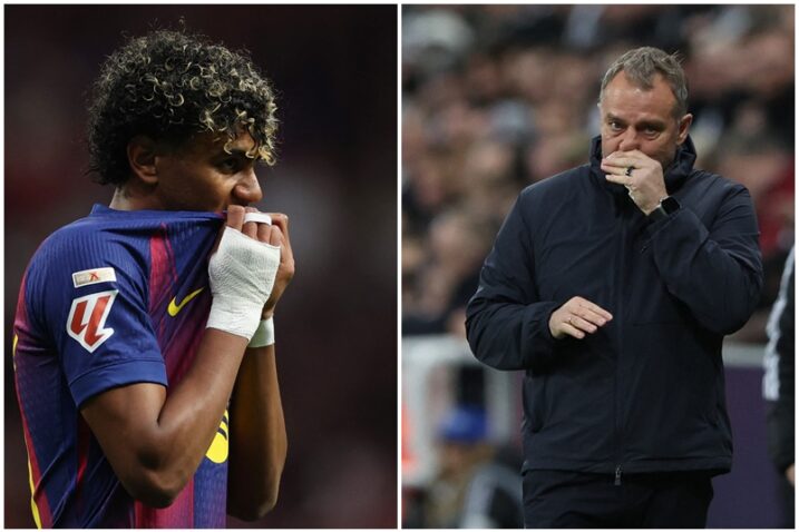 Yamal i Hansi Flick/Foto REUTERS