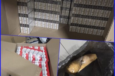 Zaplijenjena roba, cigarete bez markica i duhan u vrećama / Foto: Carinska uprava RH