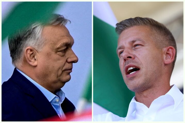 Viktor Orban, Peter Magyar / REUTERS