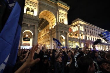 Slavlje u Milanu/Foto REUTERS