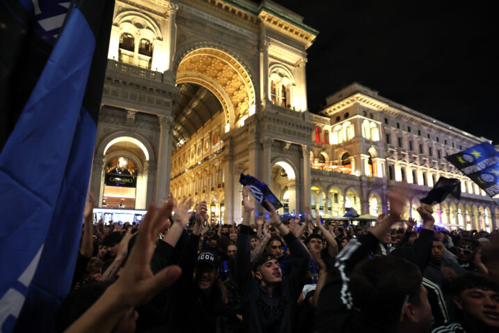 Slavlje u Milanu/Foto REUTERS