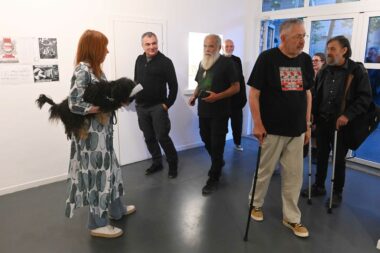 S otvorenja izložbe "Rekonstrukcija - Test Department" / Foto Marko Gracin