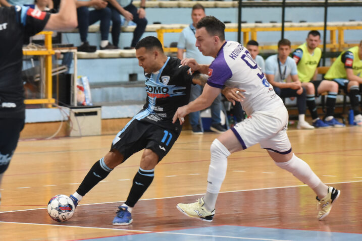 Dvostruki strijelac Rafinha i Taras Korolišin/Foto D. MICULINIĆ
