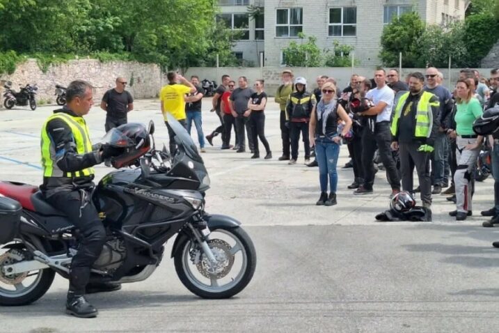 Mladen Stjepan Vitković na poligonu sigurne vožnje