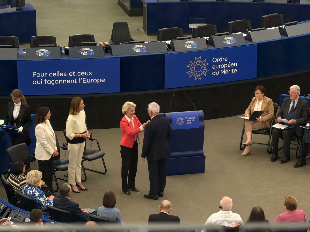 S povijesne ceremonije u Europskom parlamentu / Foto M. Linar