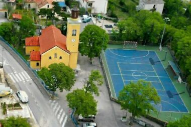 Vizualizacija novog igrališta u Dramlju
