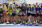 Gužva na startu utrka Učka loop mini i Učka loop challenge / Foto Sandro Matešin