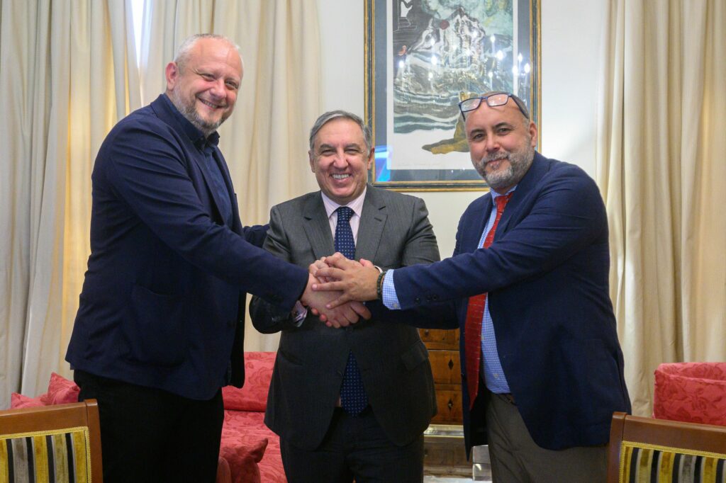 Strateška suradnja - Samir Hadžić, Jose Ramon Garcia Hernandez i Alfonso Valea / Photo: Davor Puklavec/PIXSELL