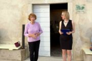Silvana Peroš i Branka Reljac na otvaranju izložbe / Foto Lošinjski muzej