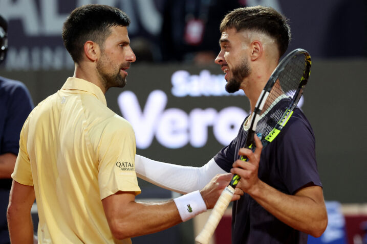 Novak Đoković i Dino Prizmić/Foto REUTERS