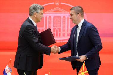 Andrej Plenković i Hristijan Mickoski