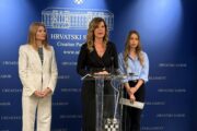 Sabina Glasovac, Biljana Borzan i Karmen Višić / Foto SDP