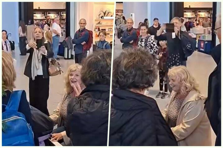 Uz klavir je skupina putnika povela pjesmu na londonskom aerodromu / Foto: screenshot YT