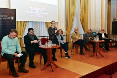 Boran Berčić, Aljoša Pužar, Iris Vidmar Jovanović, Corinna Gerbaz Giuliano, Elvio Baccarini, Milica Czerny Urban i Snježana Prijić-Samaržija / Foto Nikola Blagojević