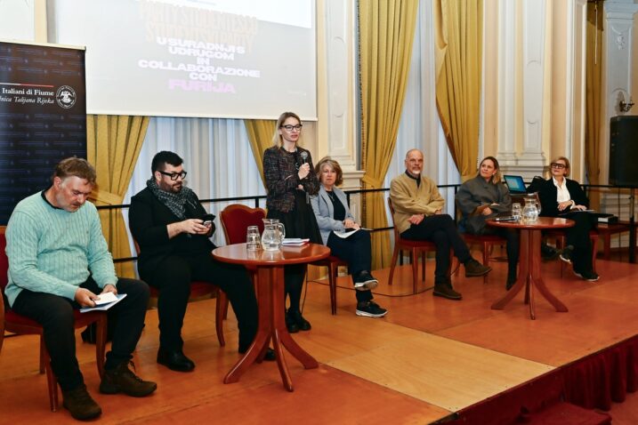 Boran Berčić, Aljoša Pužar, Iris Vidmar Jovanović, Corinna Gerbaz Giuliano, Elvio Baccarini, Milica Czerny Urban i Snježana Prijić-Samaržija / Foto Nikola Blagojević