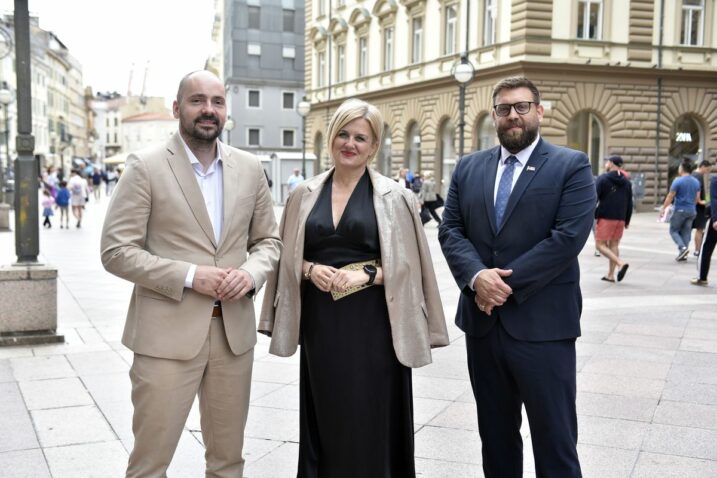 Aleksandar Saša Milaković, Iva Rinčić i Vedran Vivoda / Foto Matea Jurčić