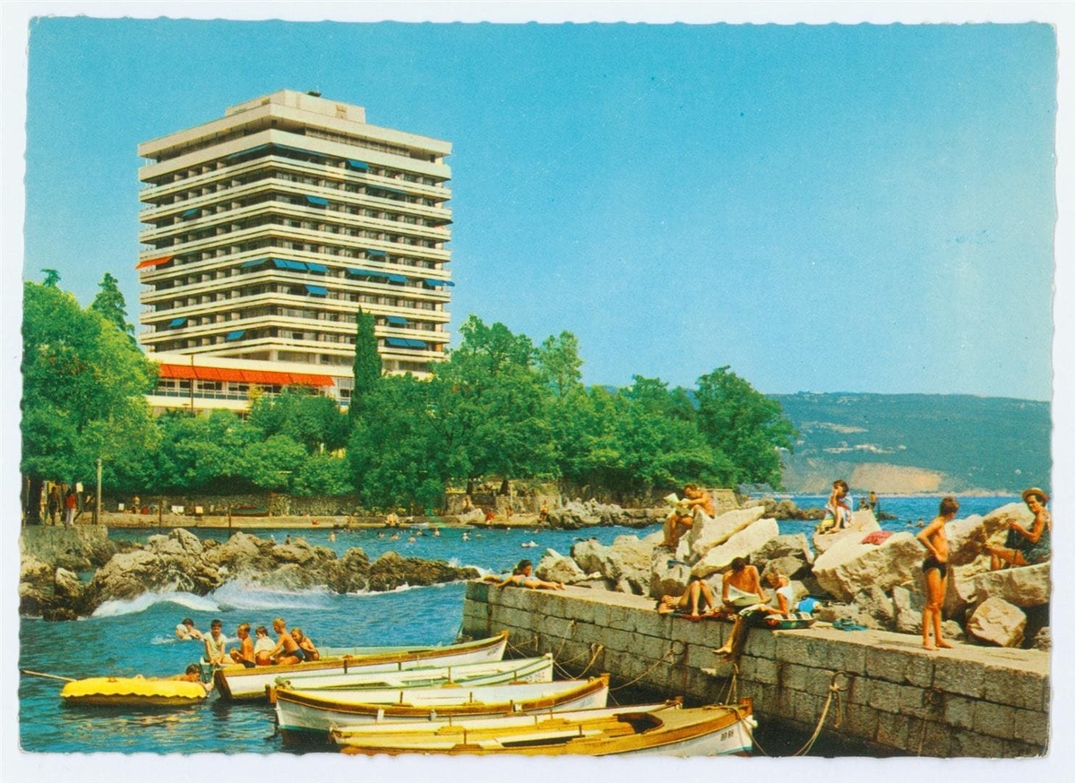 Opatija, hotel Ambasador 1980. godine / Foto HMT