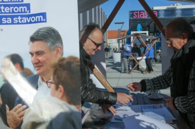Branimir Glavaš je 2019. svojim potpisom podupro kandidaturu Zorana Milanovića za njegov prvi predsjednički mandat / Foto Dubravka Petrić PIXSELL
