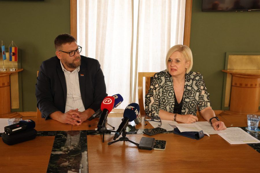 Nastavit će pratiti aktivnosti na Žabici - Vedran Vivoda i Iva Rinčić / Foto Grad Rijeka