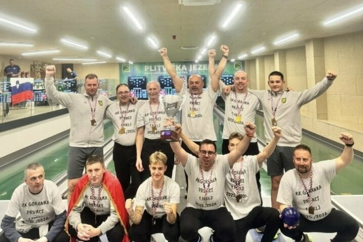 Kuglači "Goranke", prvaci Prve B lige