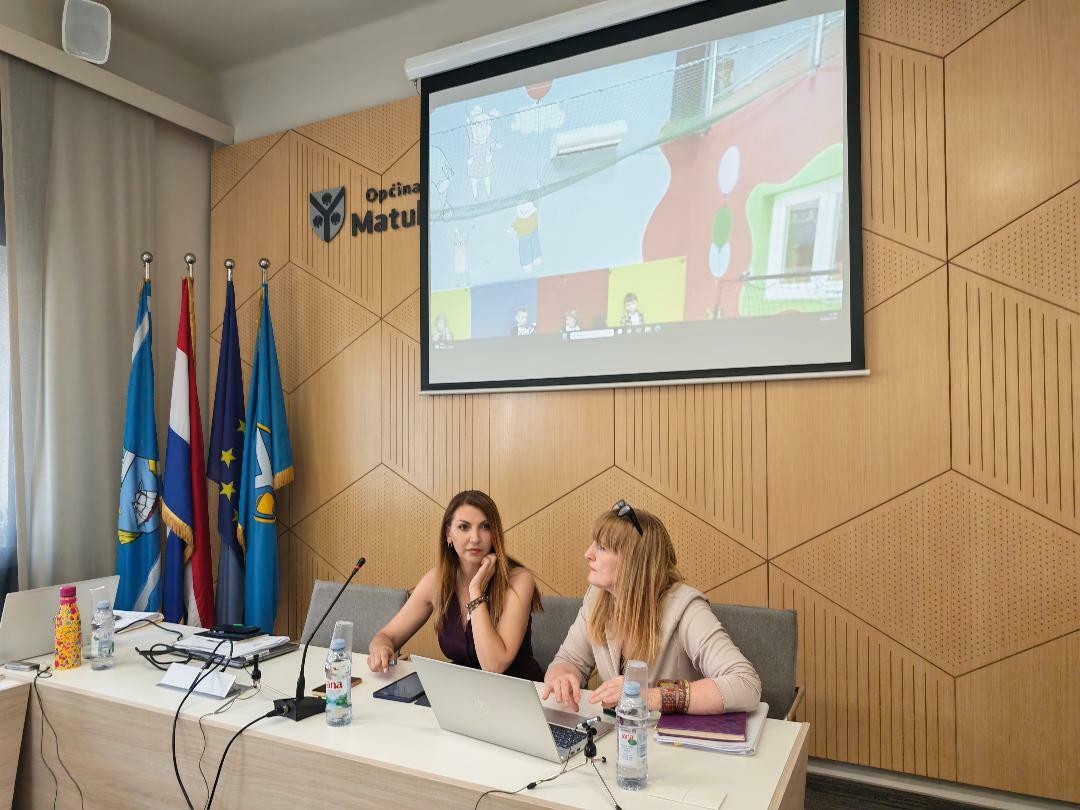 Iva Letina, predsjednica Općinskog vijeća Matulji, i pročelnica Irena Gauš / Foto Aleksandra Kućel-Ilić