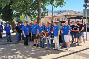 Pripadnici 111. brigade na zbornom mjestu u Čavlima / Foto: 111. BRIGADA
