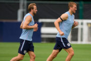 Harry Kane i Dan Burn/Foto AP