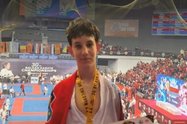 Adrian Badurina zaslužio je sve čestitke / Foto Karate klub Krk Croatia