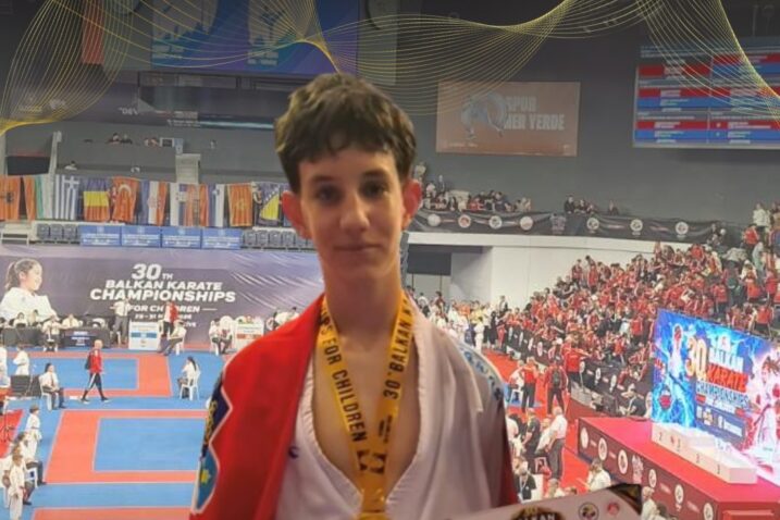 Adrian Badurina zaslužio je sve čestitke / Foto Karate klub Krk Croatia