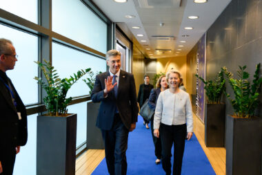 Andrej Plenković i Ursula von der Leyen