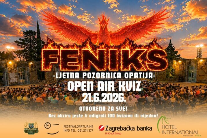 Veliki Open Air Kviz “Feniks” stiže u Opatiju, evo