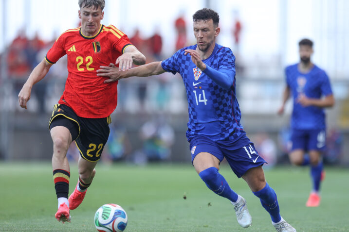 Alexis Saelemaekers i Ivan Perišić/Foto PIXSELL