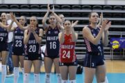 Kapetanica HAOK Rijeke Mia Volarić (24) ušla je u igru krajem prvog seta/Foto PIXSELL
