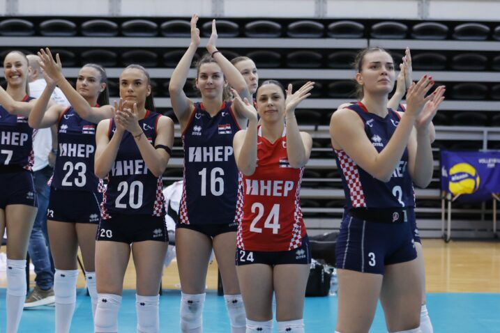 Kapetanica HAOK Rijeke Mia Volarić (24) ušla je u igru krajem prvog seta/Foto PIXSELL