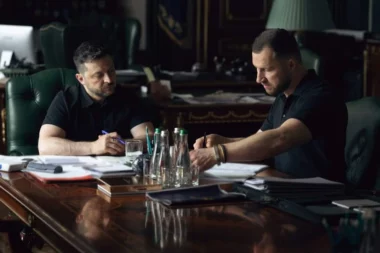 Volodimir Zelenskij i šef SBU-a Jevgenij Khmara / Foto Ured predsjednika Ukrajine