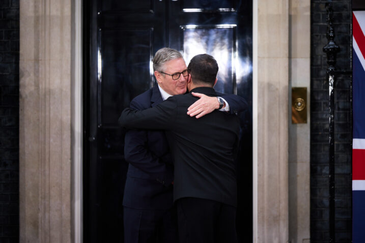 Keir Starmer i Volodimir Zelenskij / Foto Screenshot Twitter Volodimir Zelenskij