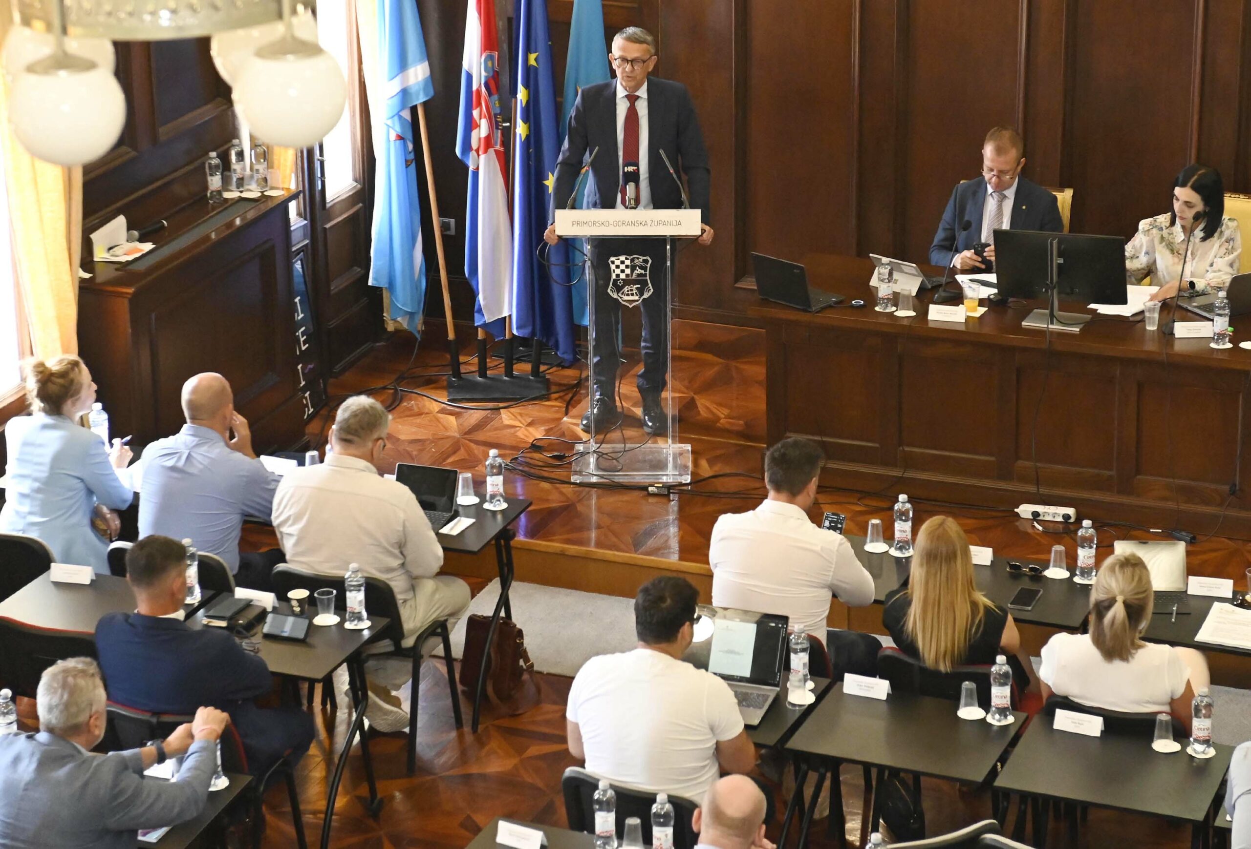 Županijski vijećnici na današnjoj sjednici Županijske skupštine nisu uspjeli usvojiti rebalans proračuna / Foto Marko GRACIN