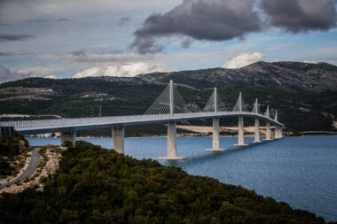 Pelješki most / Photo: Zvonimir Barisin/PIXSELL