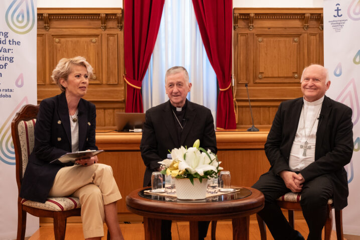 Morana Kasapović, Blase Cupich i Ladislav Nemet / Foto: Nikola Blagojević