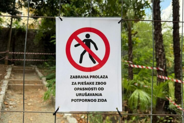 Jedan ulaz manje u park Tomaševac