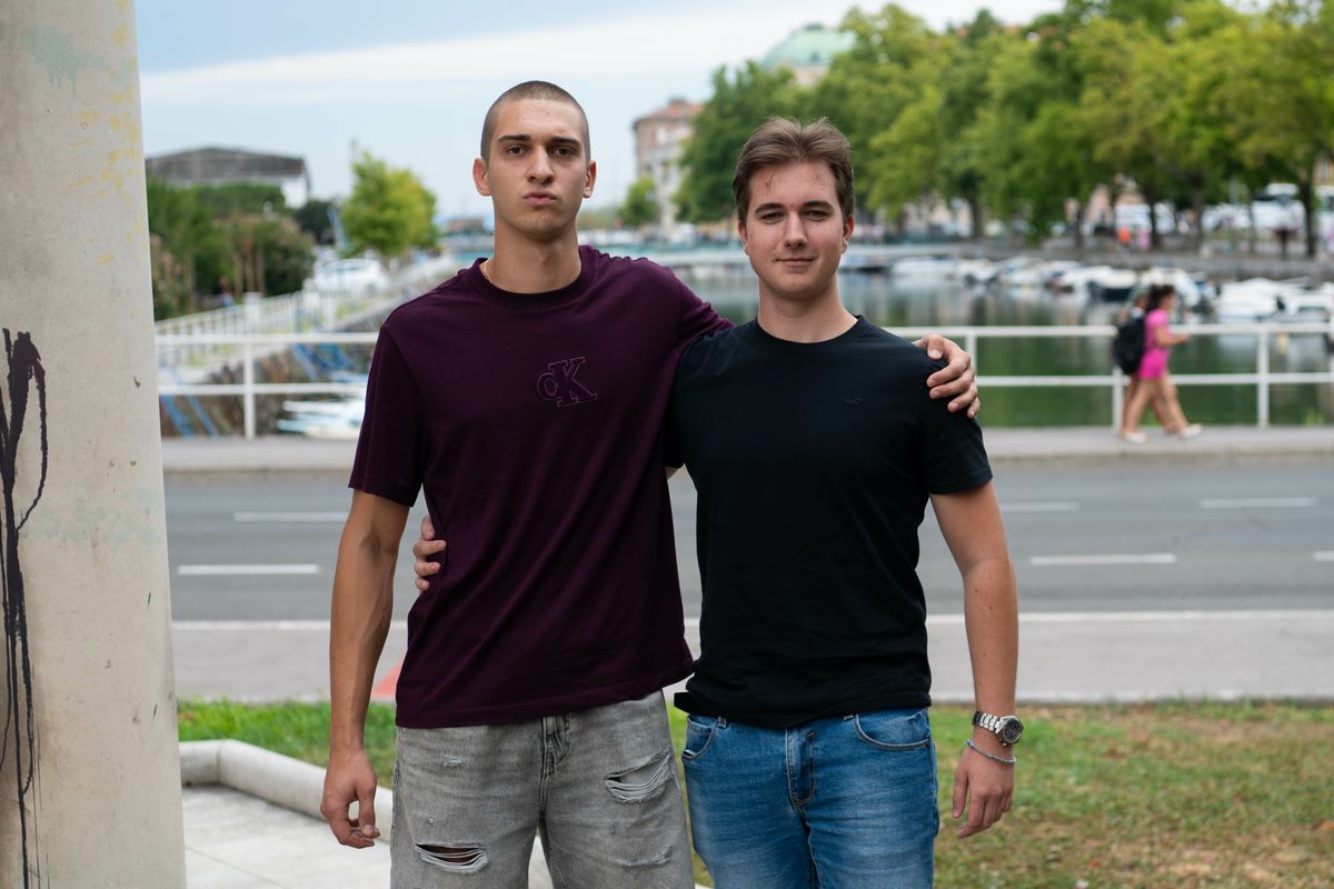 Kolege iz Sušačke gimnazije - Ivan Pevalek i Stjepan Pavić / Foto Ana Križanec