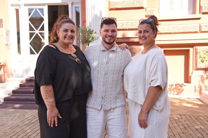Josephine Hennig, Oliver Androšević i njegova supruga Florine Androšević / Foto Dean Miculinić