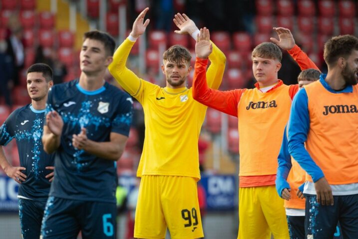 Ivan Ćubelić, Branko Pavić, Aleksa Todorović, Vito Kovač i Anel Husić/Foto V. MAVROVIĆ/HNK RIJEKA