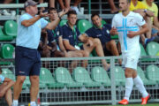 Matjaž Kek i Ivan Tomečak tijekom utakmice sa Žilinom/Foto ARHIVA NL