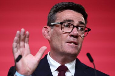 Andy Burnham / Foto Henry Nicholls / POOL / AFP