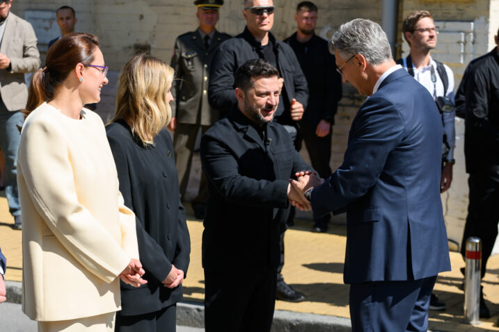 Andrej Plenković u Kijevu / Foto @AndrejPlenkovic X