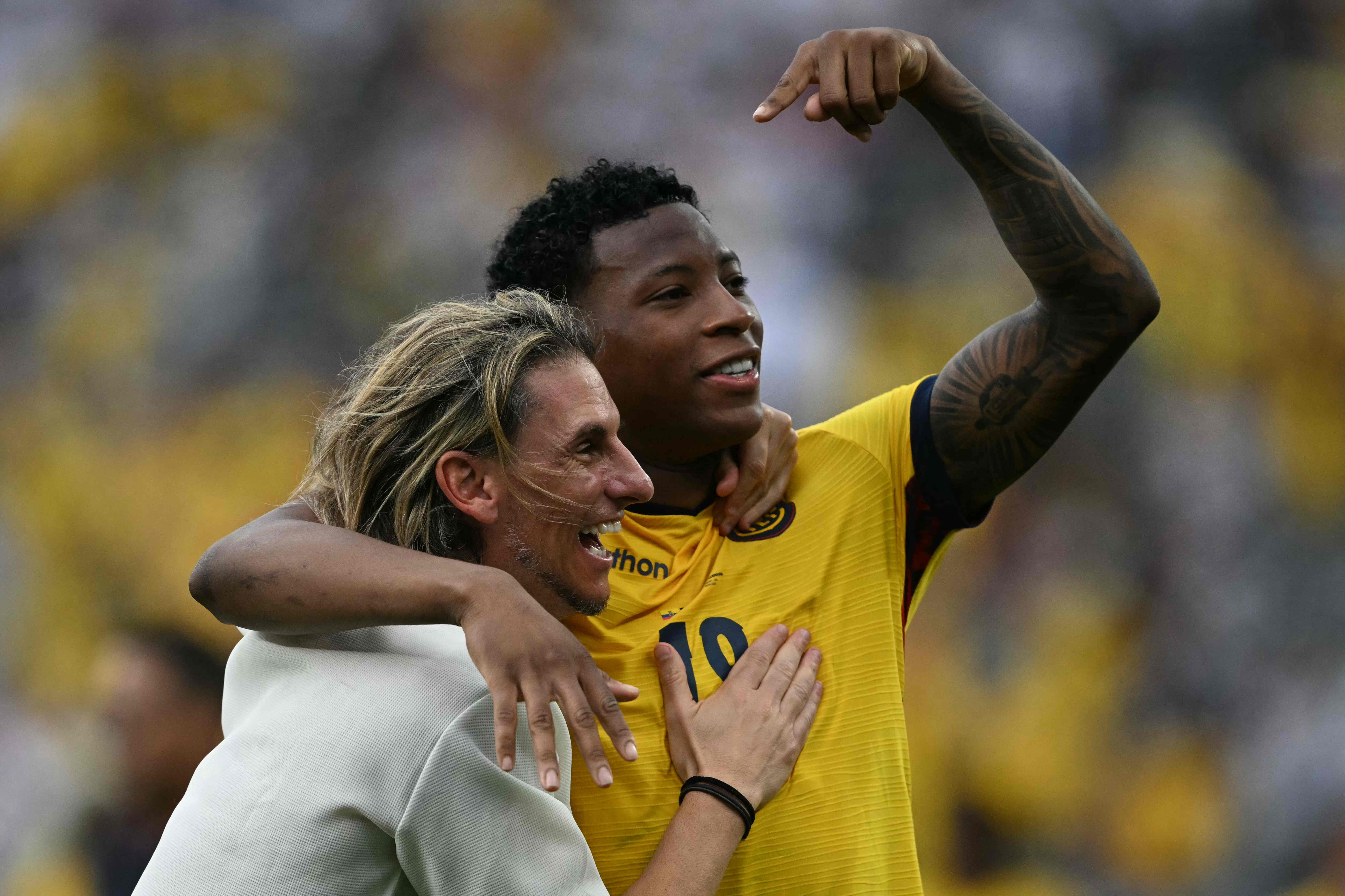 Sebastian Beccacece i Gonzalo Plata/Foto AFP