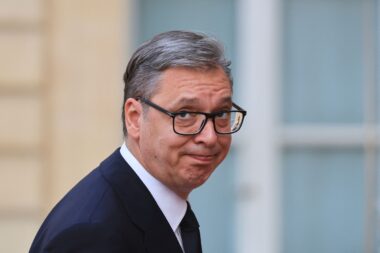 Aleksandar Vučić / Foto Ludovic MARIN / AFP